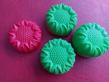 Sunflower soap or cake  Silicone Moulds For Soap Making or baking set of 12