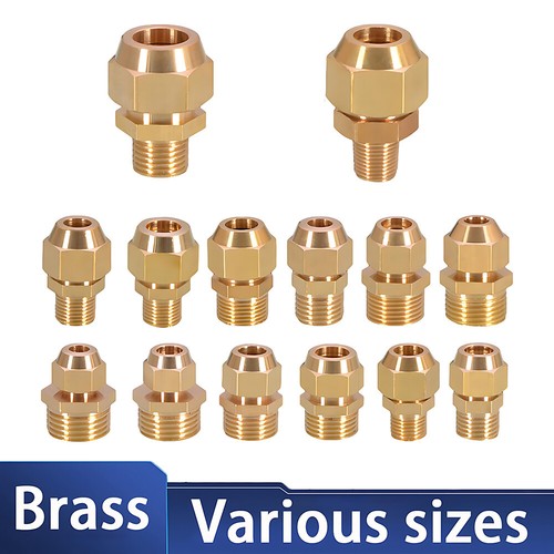 Brass flare 6mm 12mm x - od,