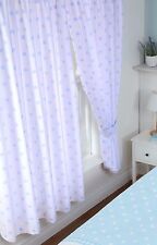 66"x72" POLKA DOT BLUE WHITE