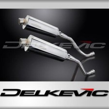 YAMAHA XT660X XT660R 2004-2016 350mm OVAL STAINLESS BSAU SILENCER EXHAUST KIT