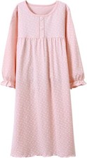 Girls' Princess Nighties Lace Nightgowns 100% Cotton Sleepwear for 3-6 Years