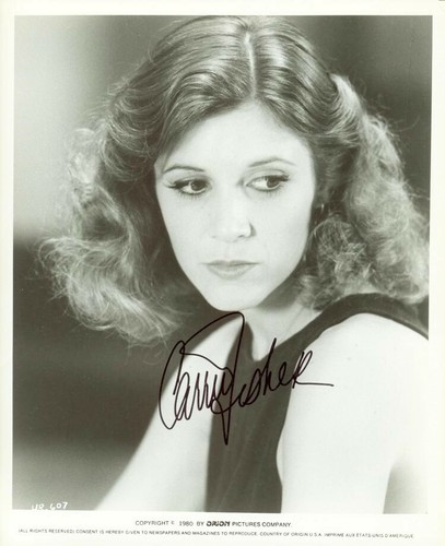 Carrie fisher signed - carrie,