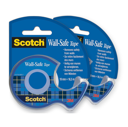 Scotch wall safe tape 19mm - wall-safe,