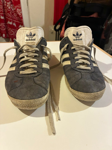 Adidas gazelle grey white - adidas,