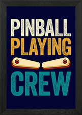 Pinball Table Pinball Framed