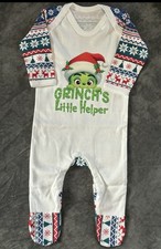 Grinch babygro age 6 - grinch, month