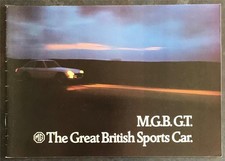 MG MGB GT Sport Car Sales Brochure c1972 #2866/A