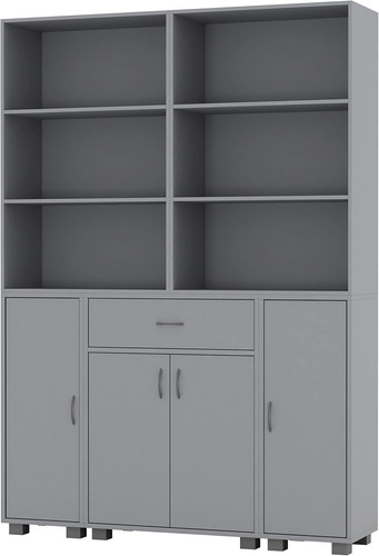 Bookcase storage cabinet oak - storage,