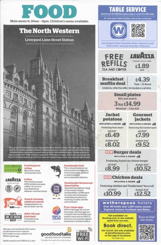 Wetherspoon pub menu - wetherspoon’s, –