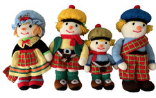 Macscarecrow Knitted Soft Toy Plush from Jean Greenhowe pattern Family