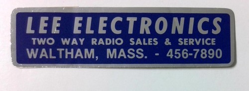 Vintage lee electronics two - vintage,