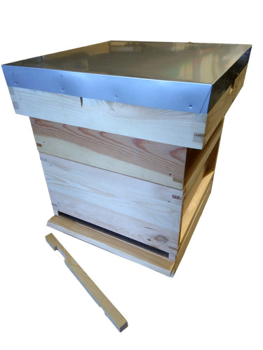 Beehive with super from - super,