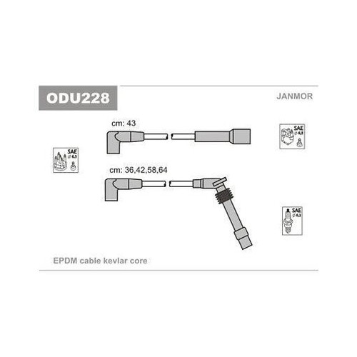 Janmor odu228 ignition - janmor, cable