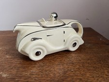GREAT JAMES SADLER ART DECO RACING CAR TEA POT