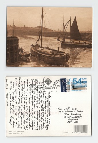 Vintage postcard hull mouth - hull,