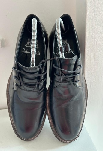 John white black leather - john,