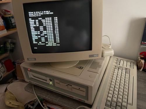 Amstrad pc1640sd with - amstrad,