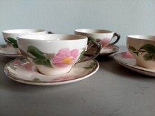 Desert Rose 4cups 4Saucers