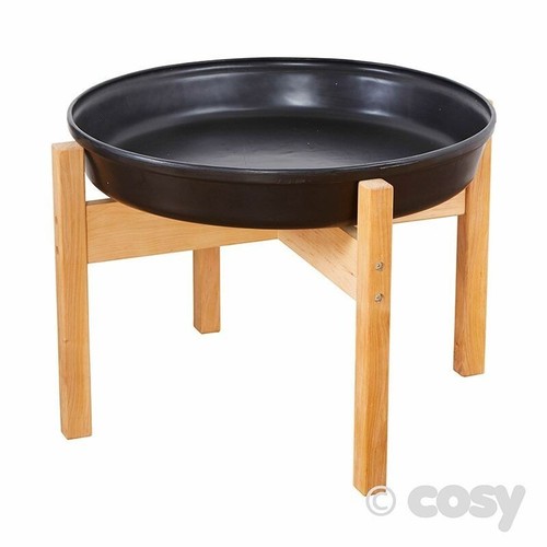 Mini deep tuff tray - black, for