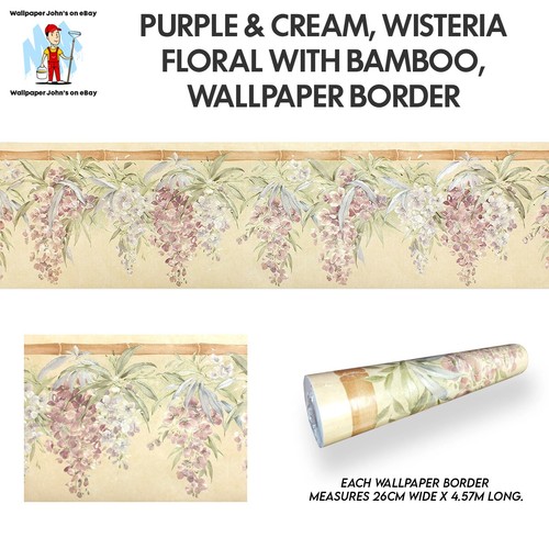Purple cream wisteria - &,