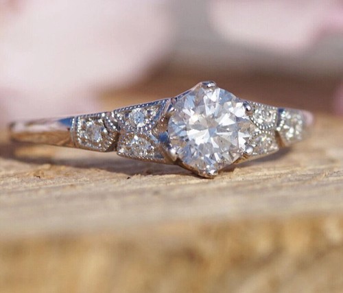 Art deco vintage 75ct - vintage, white