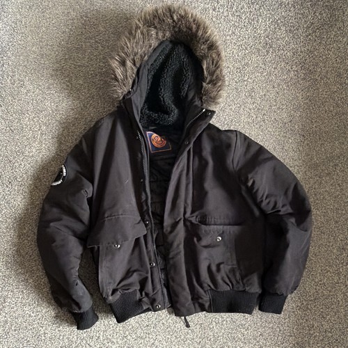 Superdry men black hooded - superdry, men's