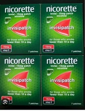 Nicorette InvisiPatch 15mg  7 patches x 6 boxes 