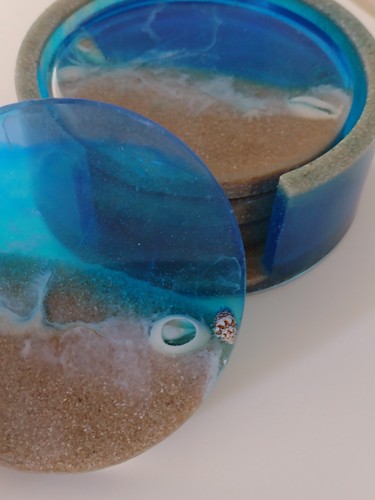 Handmade ocean inspired resin - ocean,