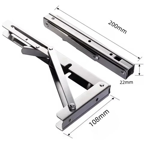 2pcs steel folding shelf - steel,