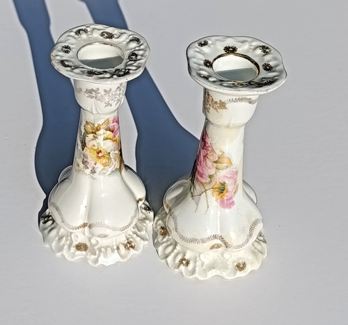 Pair vintage porcelain - vintage,