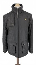 Le Breve Men's Black Quilted
