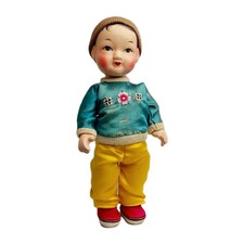 Vintage Chinese Boy 9in Doll