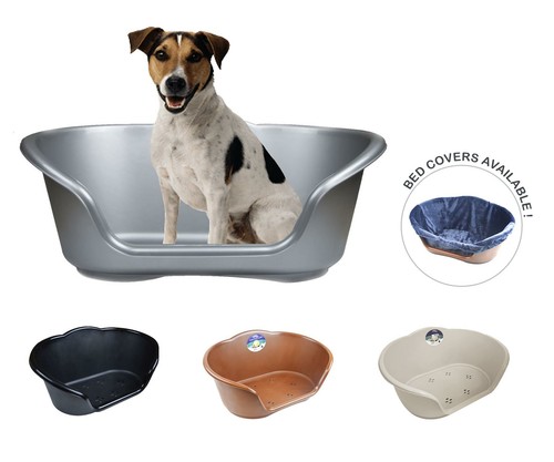 Plastic dog bed basket - plastic,