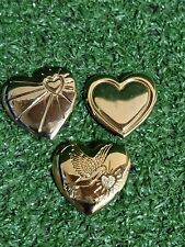 Variety Club Gold Heart Pin Badges Years 1991 - 2002 Excellent Condition x3