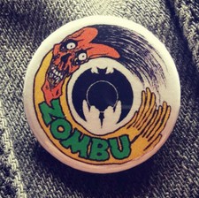 ZORLAC ZOMBU (25MM / 1") BADGE BUTTON OLD SCHOOL SKATE WHEEL PUSHEAD