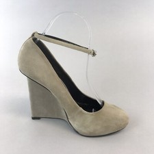 Charles & Keith Beige Leather