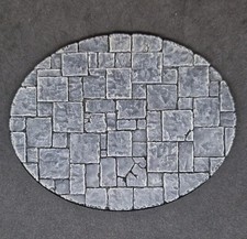 120mm oval Flagstone resin
