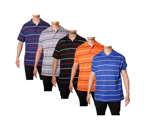Mens short sleeve striped - sleeve,