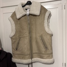F&F Shearling Gilet Size XL