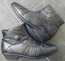 PAVERS LADIES BLACK LEATHER