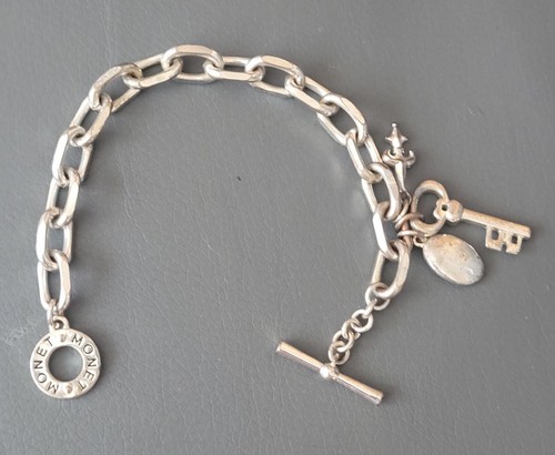 Vintage monet bracelet - monet, silver