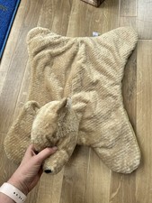 Gund classic pooh rare rug children’s animal golden gold mat bear *defect*