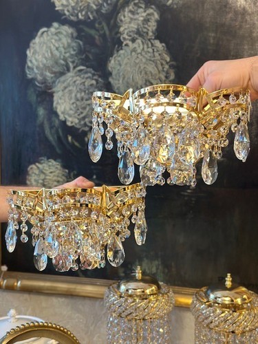 Pair crystal wall - crystal,