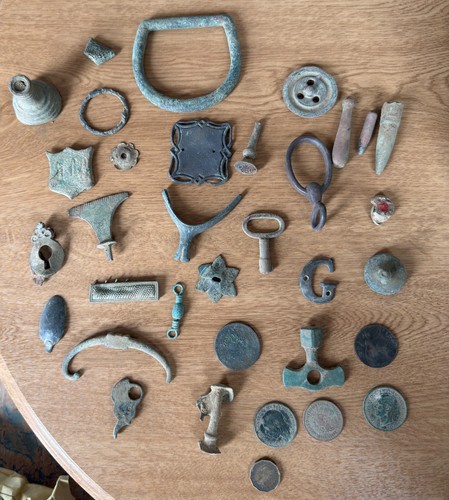 Metal detecting finds - metal,