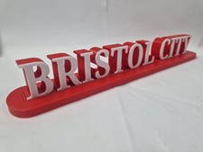Bristol City Football - 3D Shop Collection Sign Collectors Display 