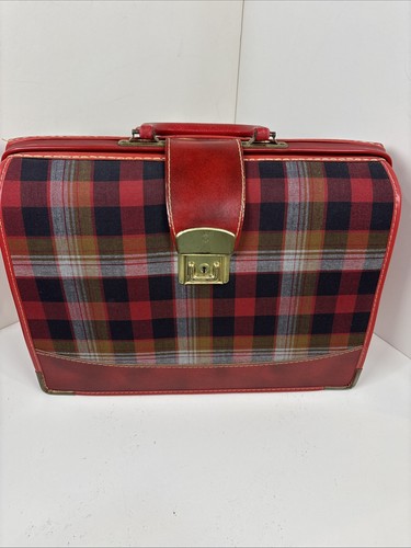 Vintage tartan plaid gladstone - vintage,