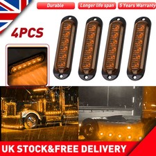4x Amber LED Side Marker