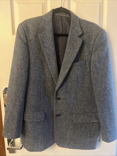 Harris tweed blue - tweed,