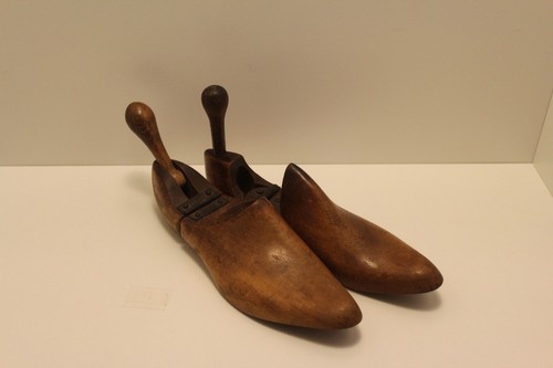 Antique ladies wooden shoe - antique,