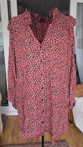 Zara longline floral blouse - zara,